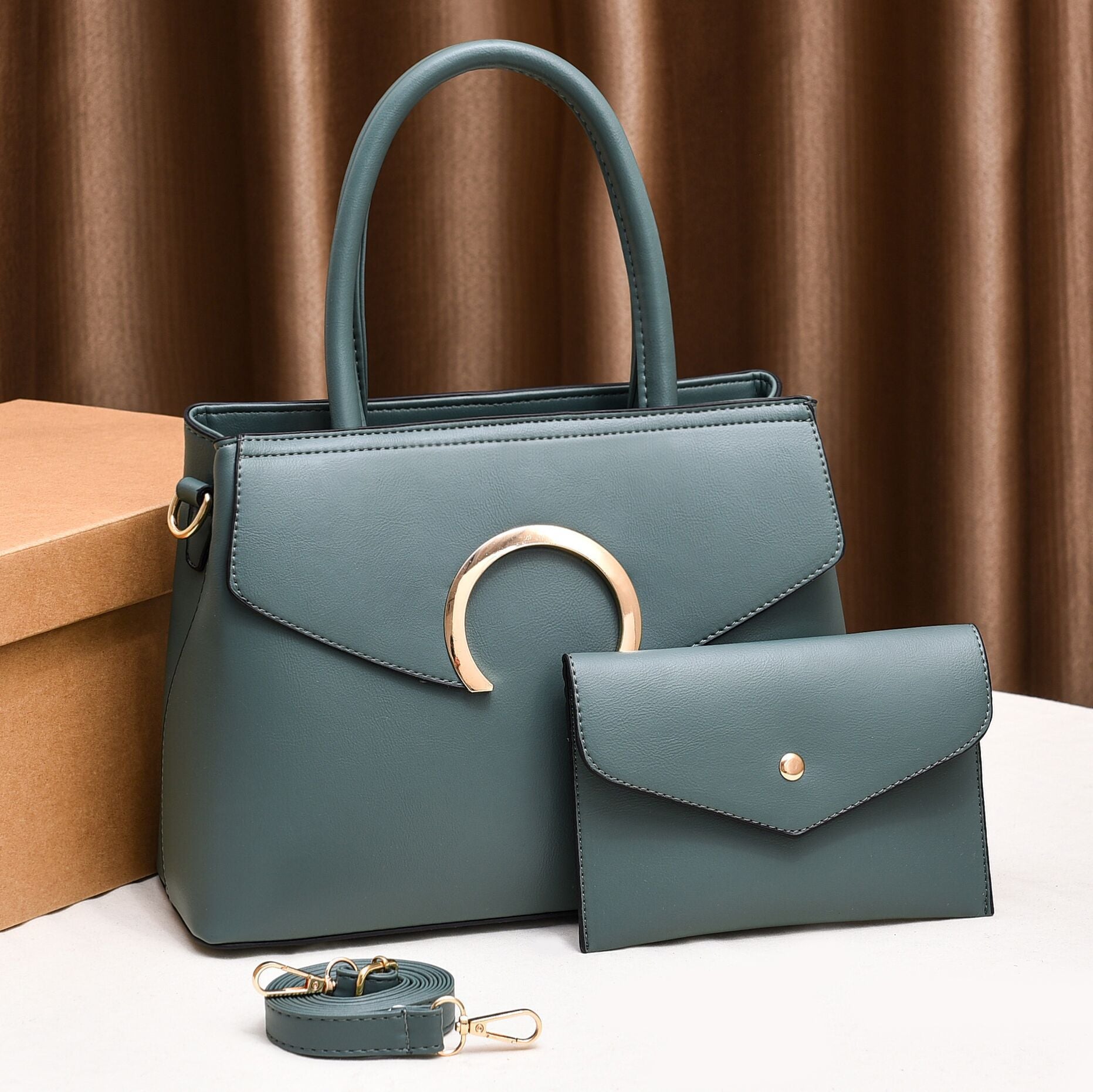 Wholesale PU Pure Color Mother Bag